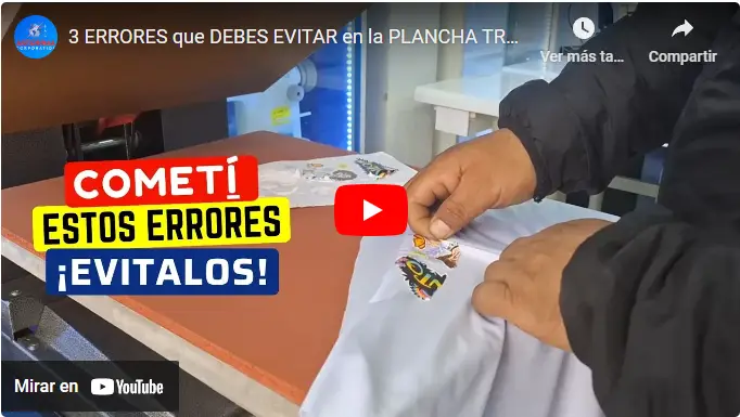 Errores que Debes Evitar en la Plancha Transfer