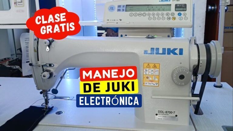 Manejo de recta Juki electrónica