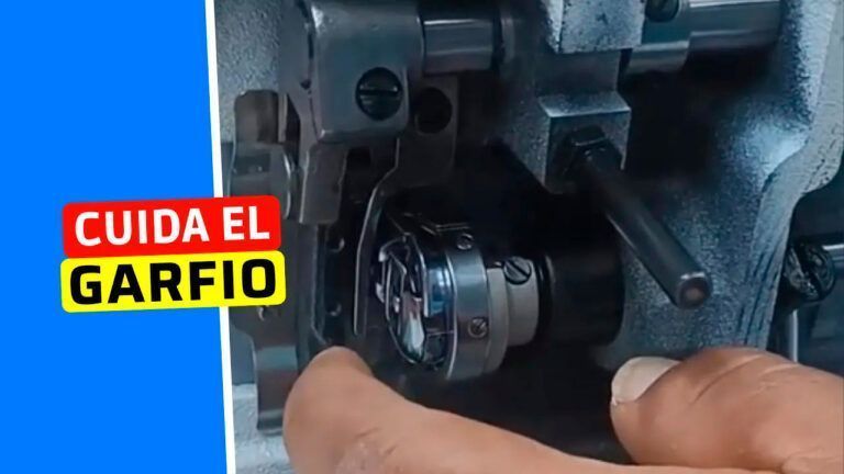 Cómo cuidar el garfio de tu máquina recta